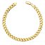 Pulsera Barbada Oro 18K – Fuerza y Estilo Atemporal